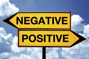 Positive vs. negative