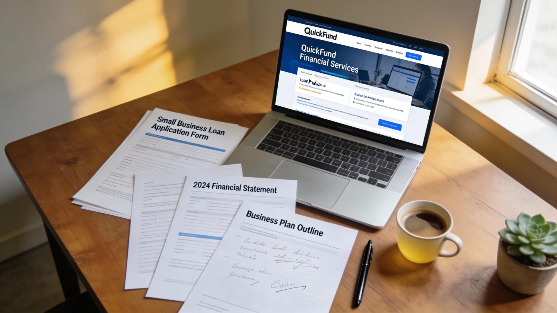 Different types of business loan applications and financial documents for local entrepreneurs